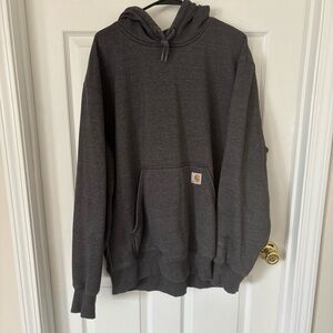 Carhartt Men's Rain Defender Charcoal Sweatshirt 2Xl